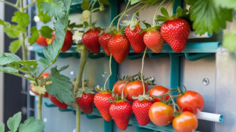 FRUTAS PEQUENAS, GRANDES SABORES: CULTIVO VERTICAL DE MORANGOS E TOMATES
