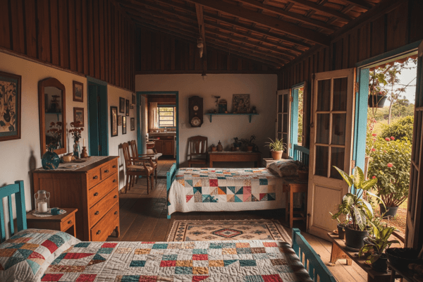 Casa com alma poética e toque brasileiro